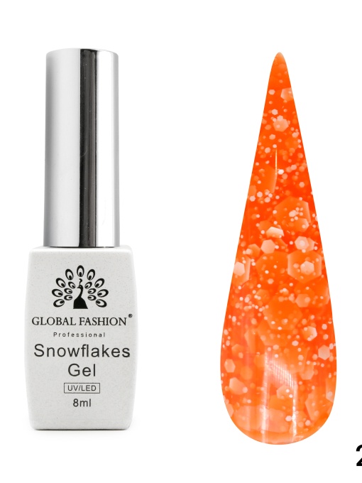 Oja semipermanenta Snowflakes 8ml, 235