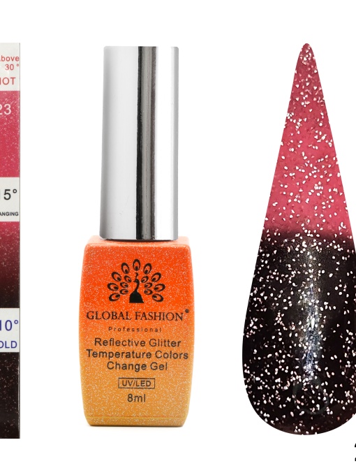 Oja semipermanenta termica, Temperature Color Change Disco 8ml, 223