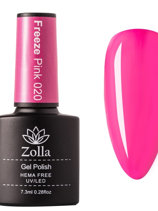 Oja Semipermanenta Zolla Hema Free Freeze Pink 020 - 7.3ml