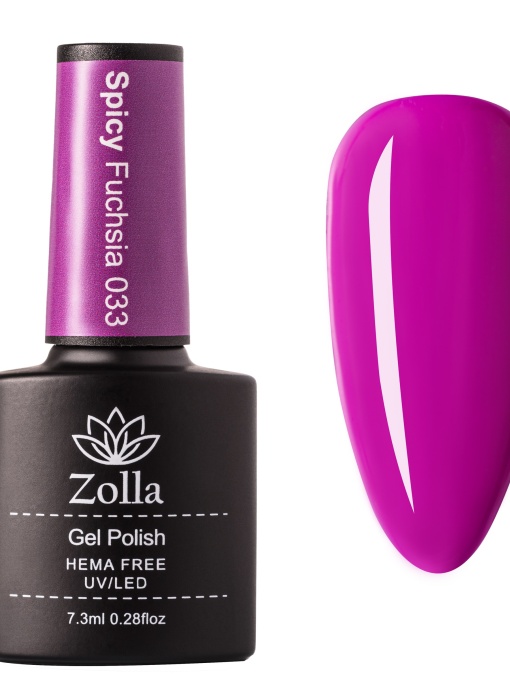 Oja Semipermanenta Zolla Hema Free Spicy Fuchsia 033 - 7.3ml