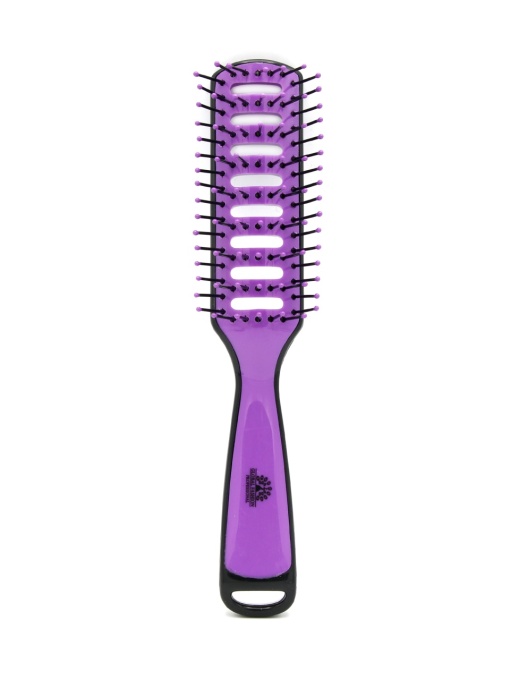 Perie de par, ingusta, 7084 - negru/violet