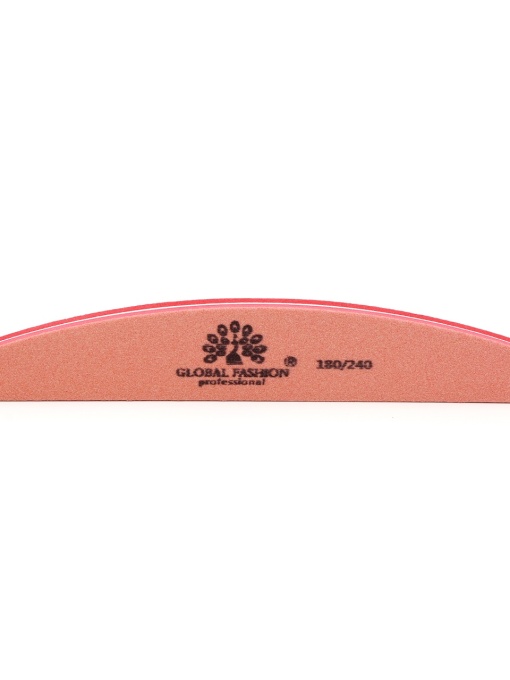 Pila buffer pentru unghii, granulatie 180/240, coral