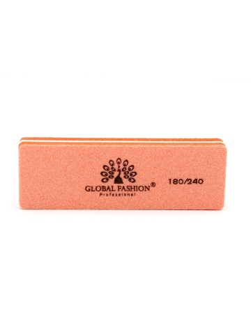 Buffer pentru unghii, mini, granulatie 180/240, coral - Img 4