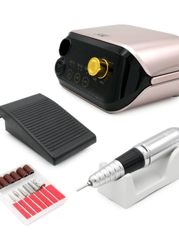 Freză electrică pentru manichiură și pedichiură SML 35000 rpm, M1, Rose Gold - Img 1