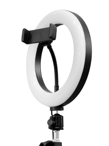 Lampa circulara cu trepied, Led SP-44, suport telefon, selfie - Img 2