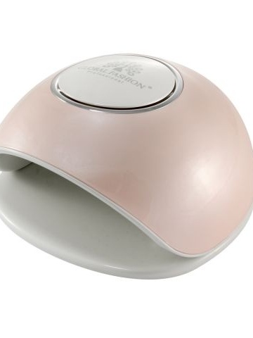 Lampa profesionala unghii LED/UV G1, Global Fashion, 48W, activare cu senzori, display digital, uscare 10s-120s, roz - Img 1