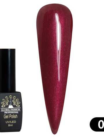 Oja semipermanenta Black Elite, Global Fashion 8 ml, 020 - Img 2