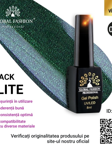 Oja semipermanenta Black Elite, Global Fashion 8 ml, 049 - Img 1