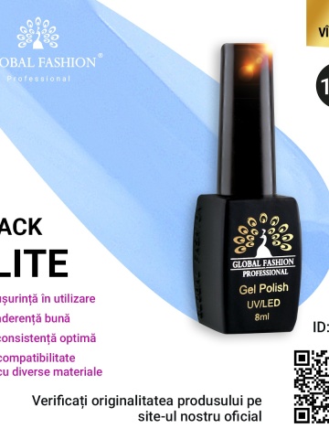 Oja semipermanenta BLACK ELITE, Global Fashion 8 ml, 100 - Img 1