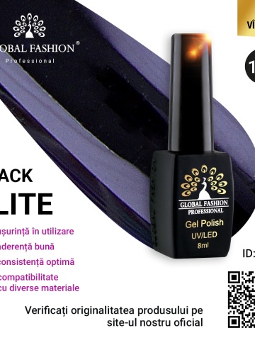 Oja semipermanenta BLACK ELITE, Global Fashion 8 ml, 184 - Img 1