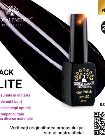 Oja semipermanenta Black Elite, Global Fashion 8 ml, 235 - Img 1