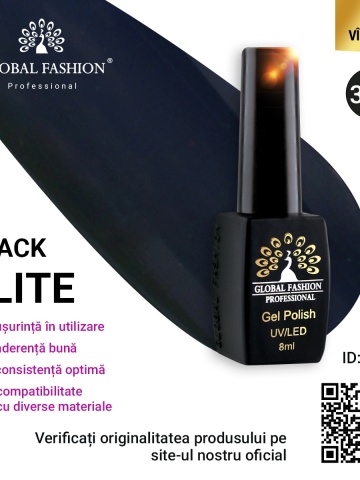 Oja semipermanenta Black Elite, Global Fashion 8 ml, 309 - Img 1