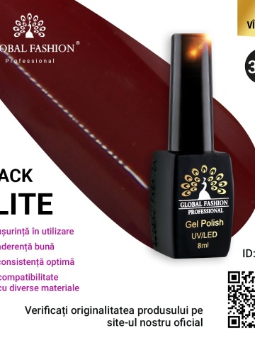 Oja semipermanenta BLACK ELITE, Global Fashion 8 ml, 314 - Img 1