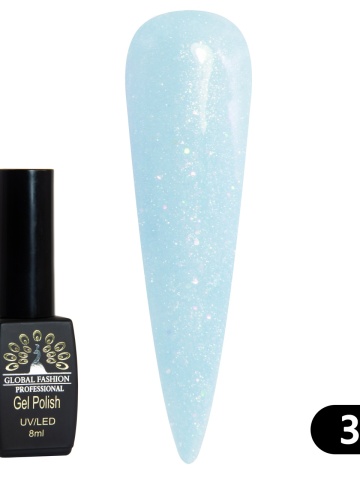 Oja semipermanenta Black Elite, Global Fashion 8 ml, 330 - Img 2