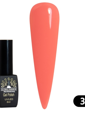Oja semipermanenta Black Elite, Global Fashion 8 ml, 344 - Img 2