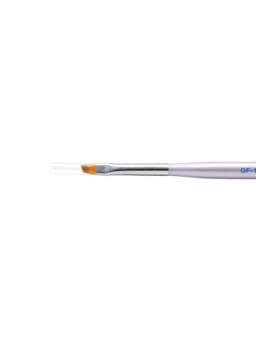 Pensula unghii cu varf diagonal, pentru aplicare gel UV, GF-16-6, Nr. 6, violeta - Img 3