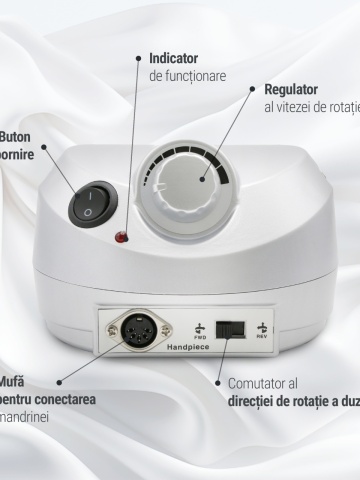 Pila electica ZS-601, 35000RPM, 45 Watt, Gri - Img 2