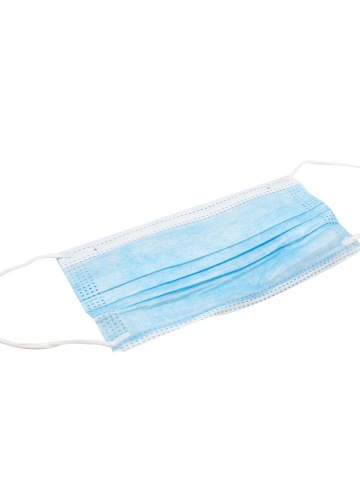 Set 50 masti de protectie de unica folosinta, culoare albastra - Img 1