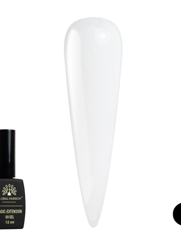 Gel de constructie unghii UV, Magic-Extension, Global Fashion, 12 ml, Transparent, 01 - Img 1