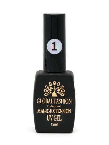 Gel de constructie unghii UV, Magic-Extension, Global Fashion, 12 ml, Transparent, 01 - Img 2
