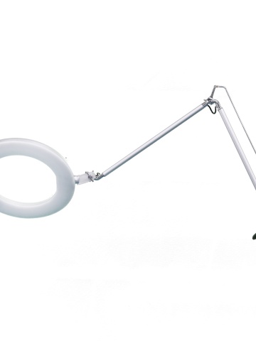 Lampa circulara cu trepied, Led A2-66, 66W, selfie, argintie - Img 2