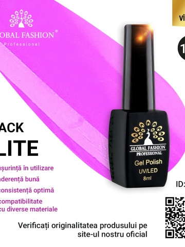 Oja semipermanenta BLACK ELITE, Global Fashion 8 ml, 144 - Img 1