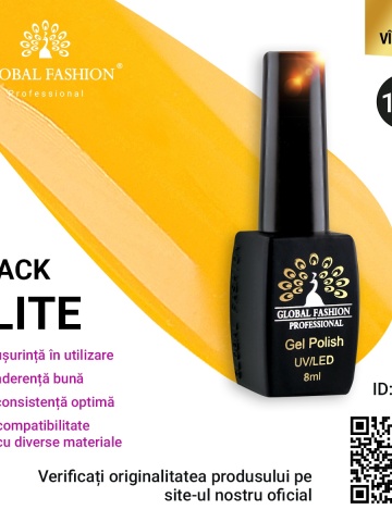 Oja semipermanenta BLACK ELITE, Global Fashion 8 ml, 180 - Img 1