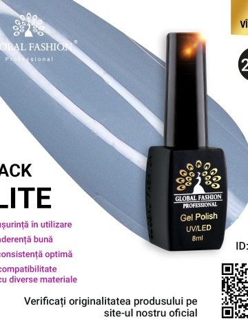 Oja semipermanenta BLACK ELITE, Global Fashion 8 ml, 220 - Img 1