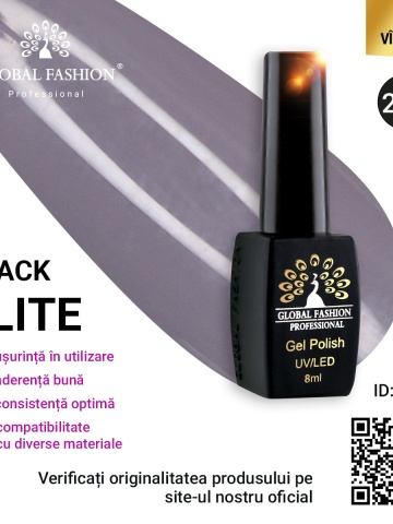 Oja semipermanenta BLACK ELITE, Global Fashion 8 ml, 229 - Img 1