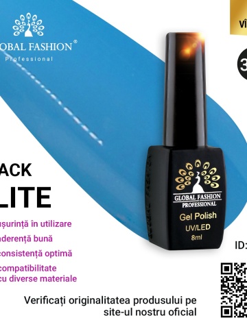 Oja semipermanenta Black Elite, Global Fashion 8 ml, 321 - Img 1