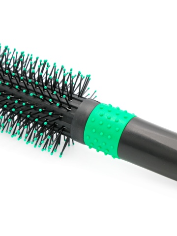 Perie de par circulara 8516 - Black/Green - Img 4