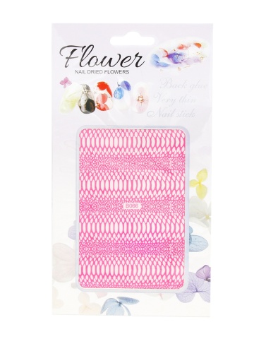 Tatuaj decor unghii, sticker pentru nail art, Flower B06, roz - Img 1