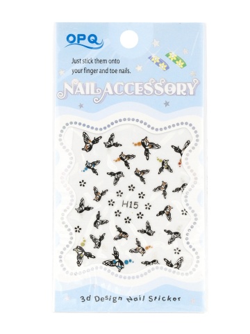 Tatuaj / Sticker decor unghii 3D, Nail Accessory OPQ H15 - Img 1