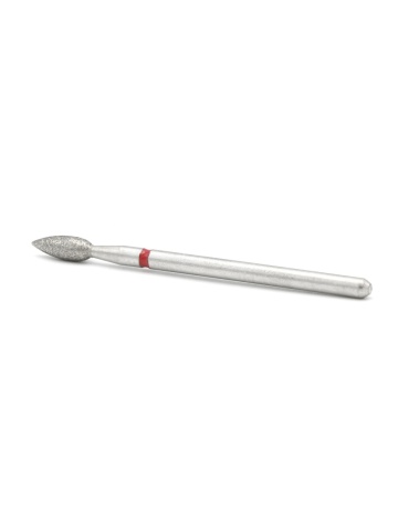 Capat de freza electrica, diamant, flacara, rosu, 257/030R - Img 1