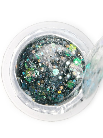 Gel luminiscent Luminous Glitter Gel cu sclipici hexagon 5g, 11 - Img 2
