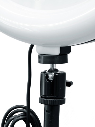 Lampa circulara, Led M-36, telecomanda selfie, 3 moduri de lumina, suport telefon, trepied 2,1m inclus - Img 3