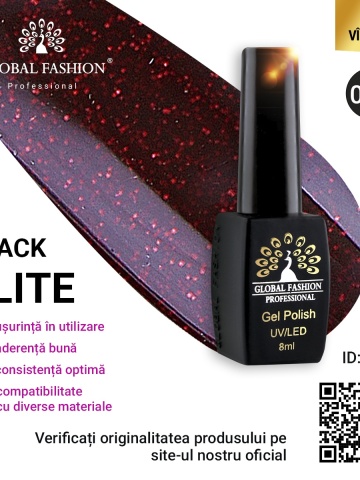 Oja semipermanenta BLACK ELITE, Global Fashion 8 ml, 002 - Img 1