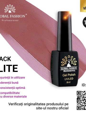 Oja semipermanenta BLACK ELITE, Global Fashion 8 ml, 124 - Img 1