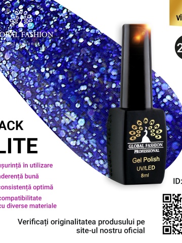 Oja semipermanenta BLACK ELITE, Global Fashion 8 ml, 213 - Img 1