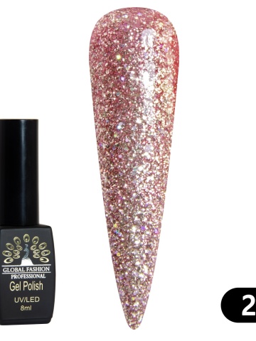 Oja semipermanenta BLACK ELITE, Global Fashion 8 ml, 214 - Img 2