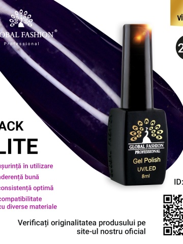 Oja semipermanenta BLACK ELITE, Global Fashion 8 ml, 242 - Img 1