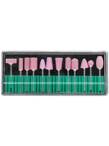 Set 12 capete de freza cu praf de diamant - Img 2