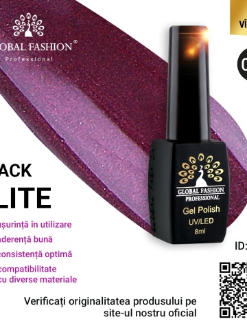 Oja semipermanenta BLACK ELITE, Global Fashion 8 ml, 001 - Img 1