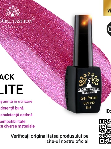 Oja semipermanenta Black Elite, Global Fashion 8 ml, 021 - Img 1