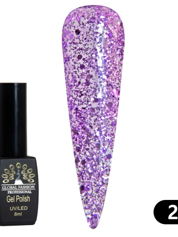Oja semipermanenta BLACK ELITE, Global Fashion 8 ml, 208 - Img 2