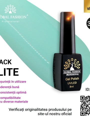 Oja semipermanenta Black Elite, Global Fashion 8 ml, 350 - Img 1