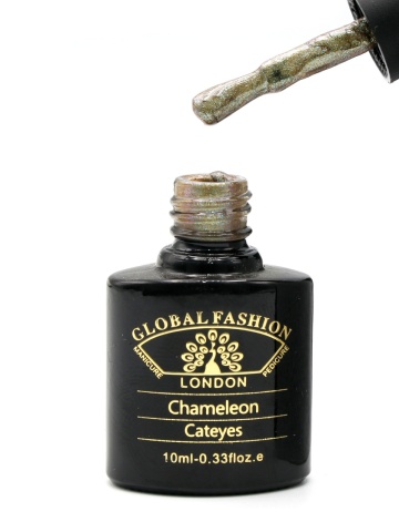 Oja semipermanenta Chameleon Cat Eyes, Global Fashion, 10ml, 19 - Img 4