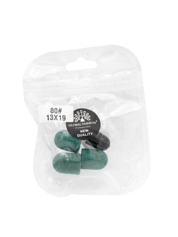 Set suport si 3 bucati smirghel rezerva pntru freza electrica unghii, 13*19mm, verde, granulatie 80 - Img 3