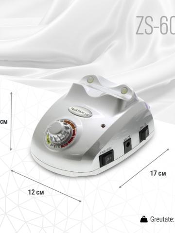 Freza electrica ZS-603 45W 35000 rpm - Argintie - Img 3