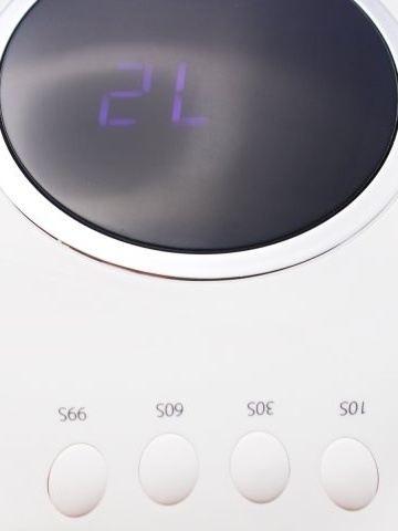 Lampa LED/UV G2 pentru uscat unghii, Global Fashion, 66W, display, timer, alba - Img 4